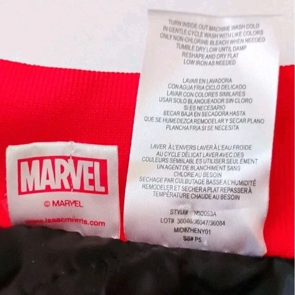 Marvel Spider-Man Miles Morales Boys Disney Marvel  Varsity Jacket – Size 14/16